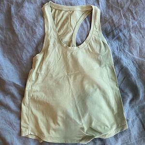 Lululemon Love tank in Bronze Green, sz 2